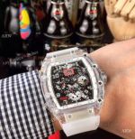 New Replica Richard Mille RM 011-FM Skeleton Transparent Case Watch_th.jpg